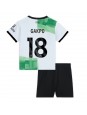Otroški Nogometna dresi replika Liverpool Cody Gakpo #18 Gostujoči 2023-24 Kratek rokav (+ hlače)
